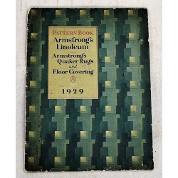 Pattern Book: Armstrong's Linoleum: Armstrong's Quaker Rugs and Floor Covering, 1929 